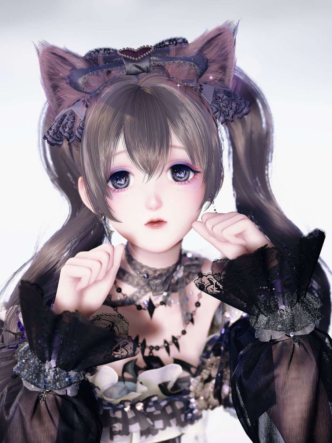 蕾系猫耳丨骨套四星染色 2