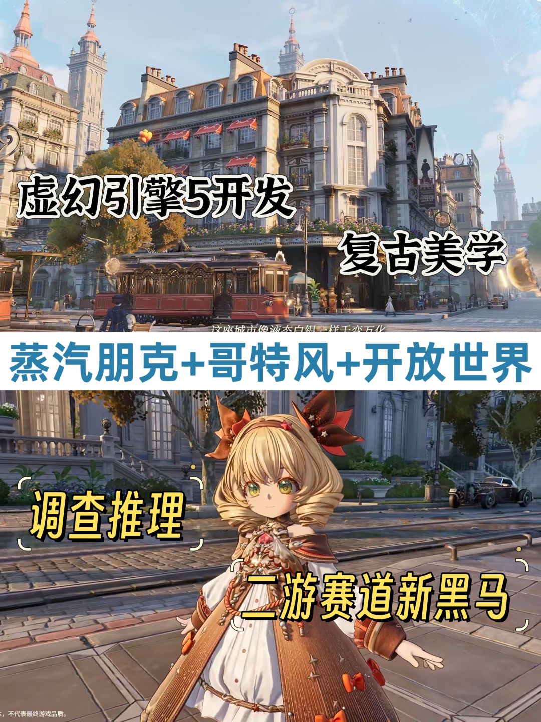 侦探+开放世界+蒸汽朋克❗二游新王炸❗ 1