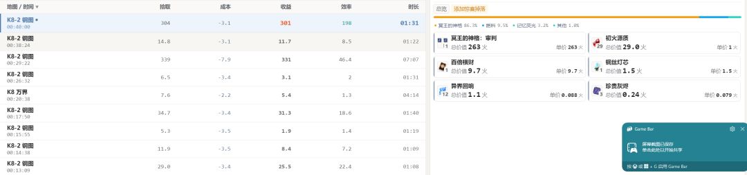 终于出冥王石板了,但是k8 2