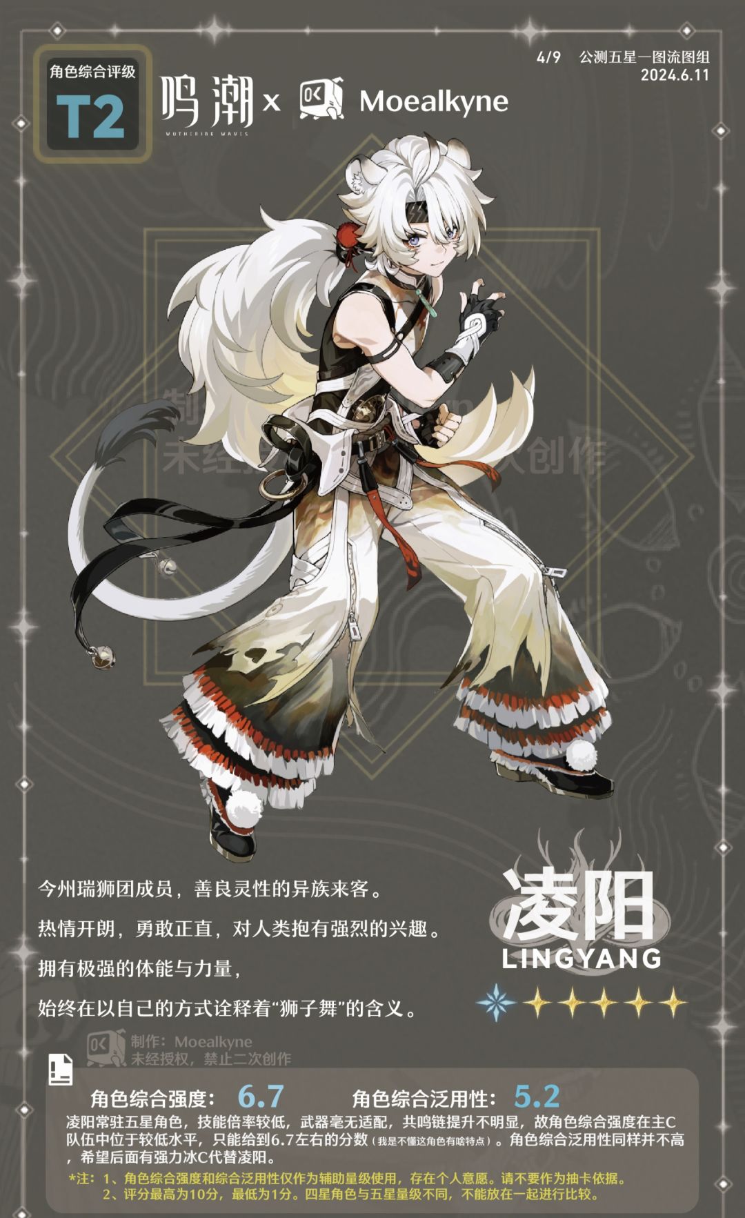 【适用公测】「凌阳」一图流|角色培养攻略 2