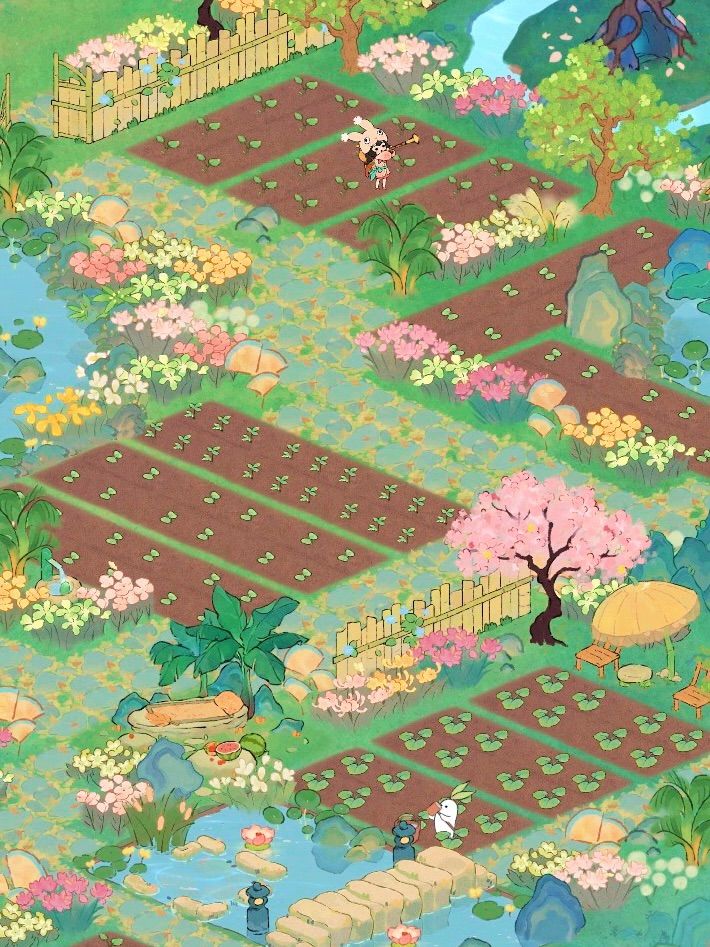 桃源一岛•悠闲种菜(全农田) 上线速收菜 2