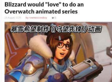 暴雪渴望打造《守望先锋》动画！