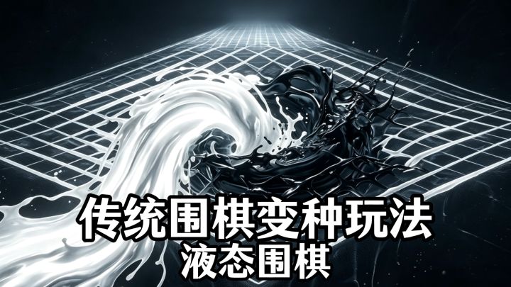 传统围棋变种玩法,液态围棋,单机对战‼️‼️截图