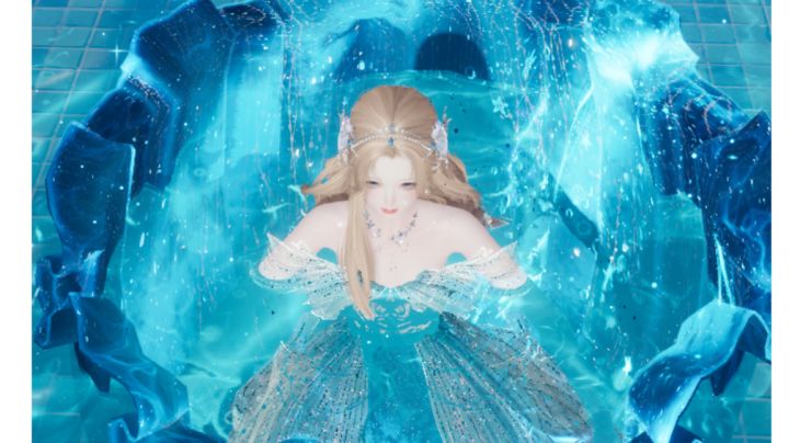 海的女王在水中畅游~海花苞苞呦~截图