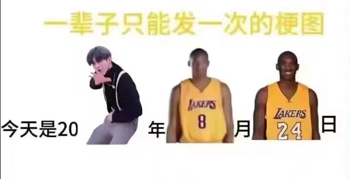 其他地方找的一辈子只有一次的梗图截图