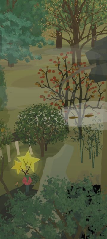 多云天种树不小心种到云上了……