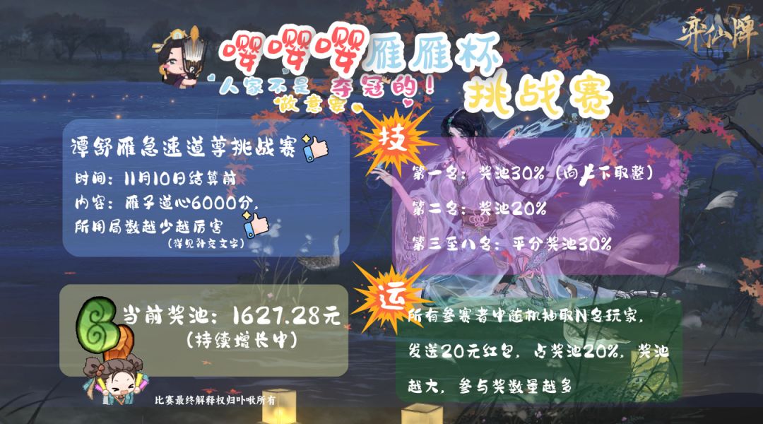 嘤嘤嘤雁雁杯竞速挑战赛!你也来玩燕子吧! 1