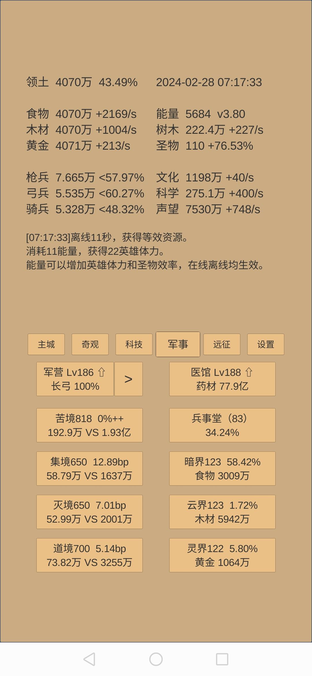 有无大佬讲下啥配置打远征呢 2