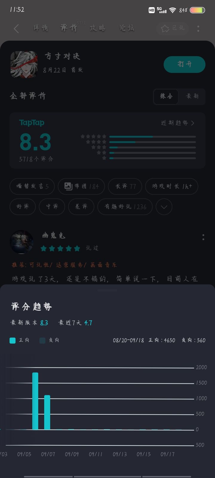 评分截图