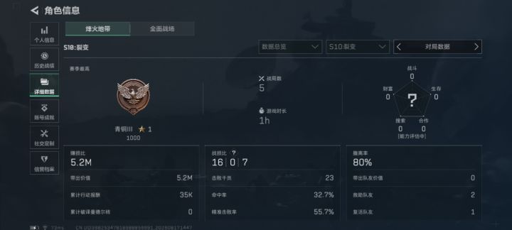 我好像真的把号养成了截图