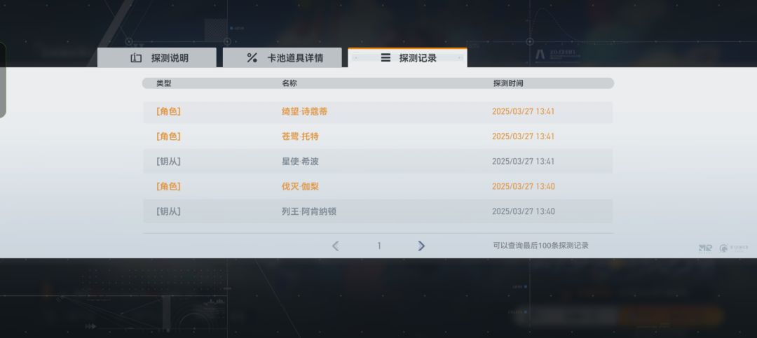 4个单抽出3金 1