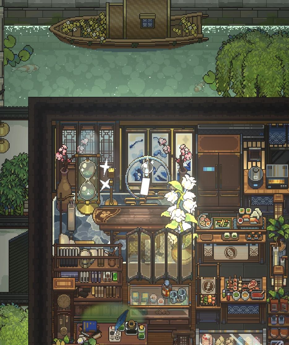 【独特布局】互赞中式风格 水乡樱花都可搭 2
