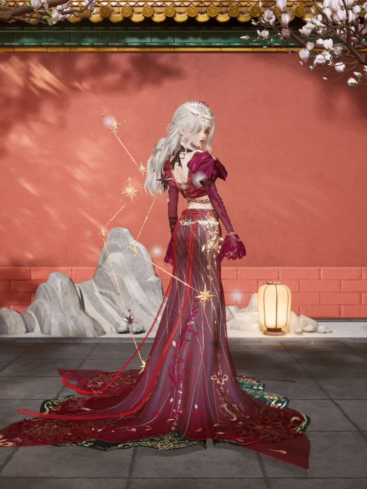 西域的魔教妖女姊妹篇——姐姐
最近很喜欢红色系——#玩转以闪仙侠风穿搭截图
