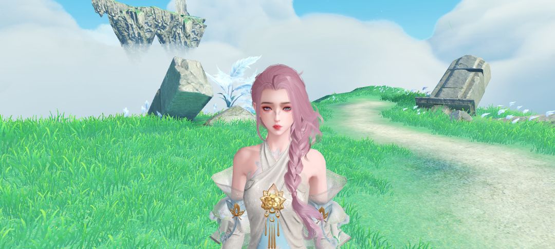 欣赏我女儿的美貌,眼睛不是很好看。 2