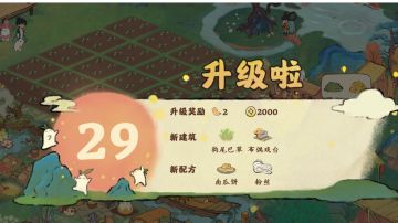 29级升级解锁的物品和配方参考