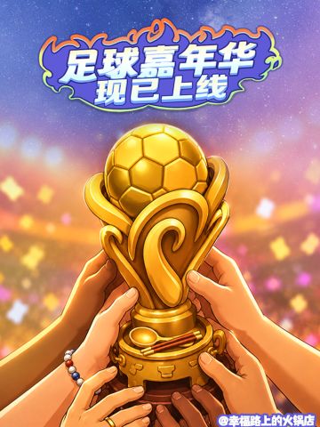 ⚽足球嘉年华上线啦！⚽