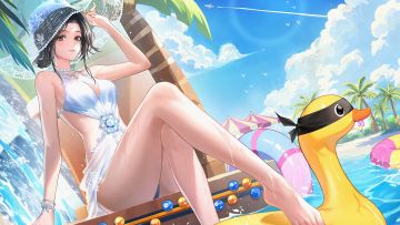 那么热，那么美，周末来玩水！4件夏日时装即将上线~