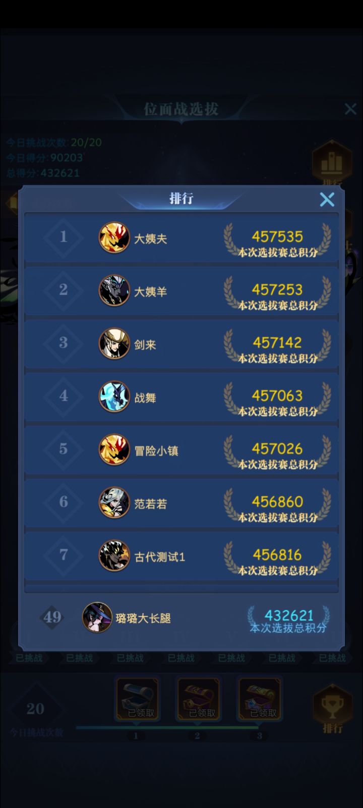 本次参与位面结束啦~截图