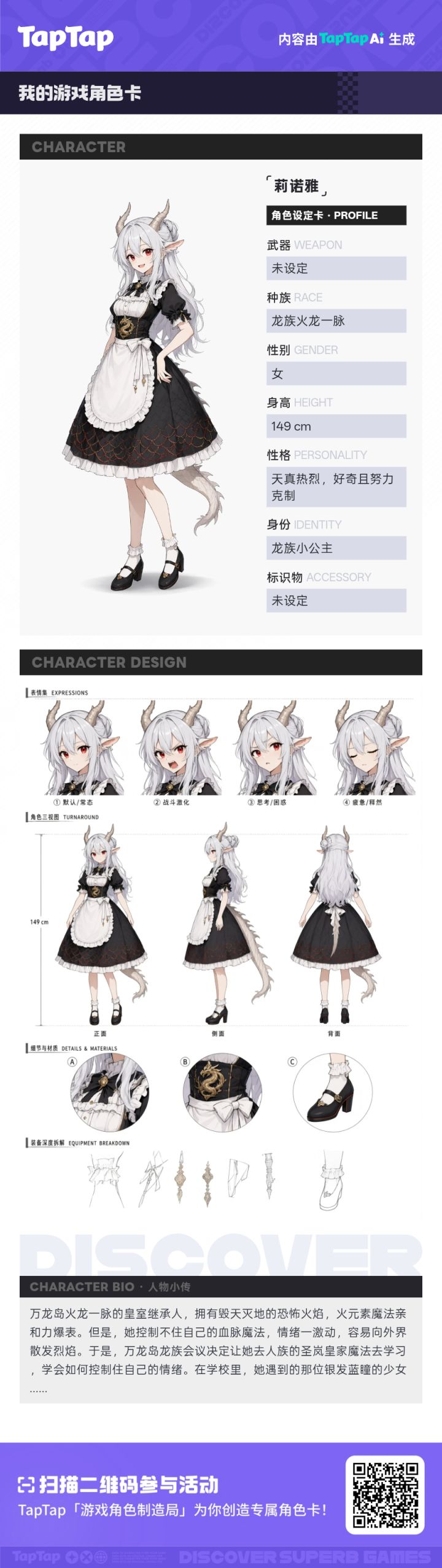 莉诺雅 · 我的角色设定卡截图