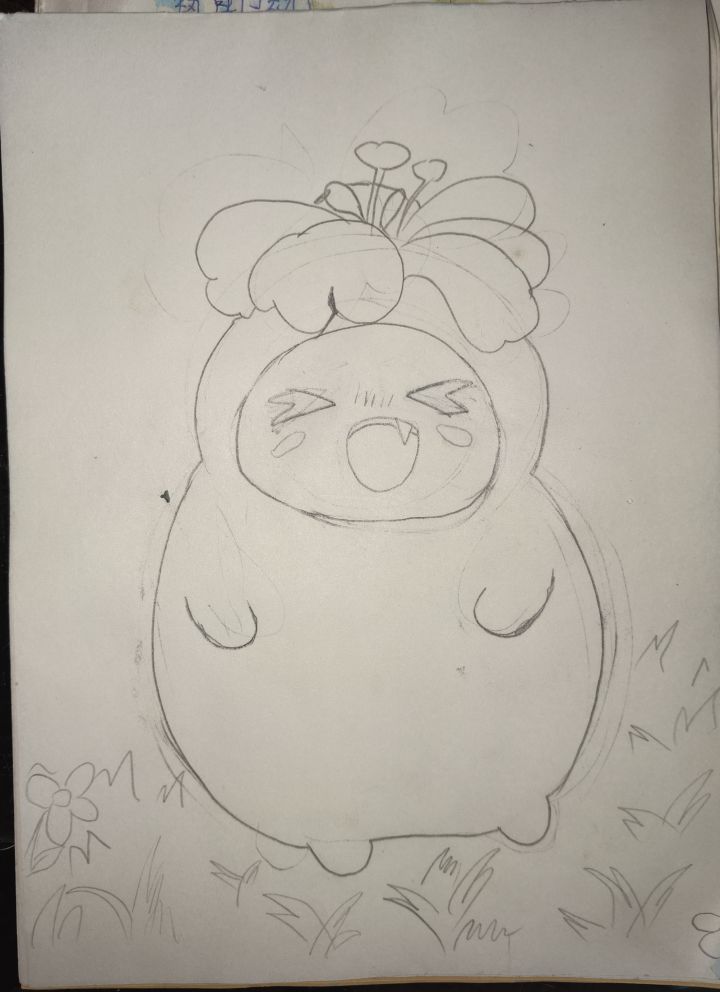 洛克王国绘画，菊~花梨截图