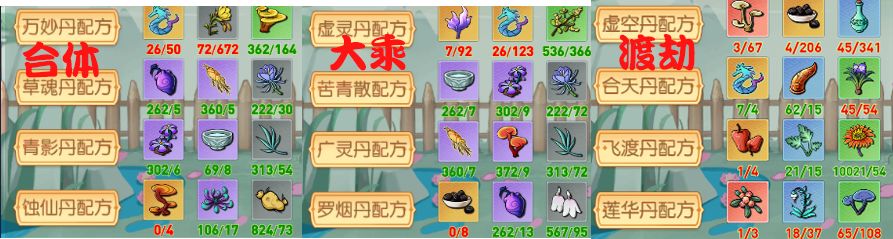 各境界丹药汇总上篇(截止至渡劫期) 3