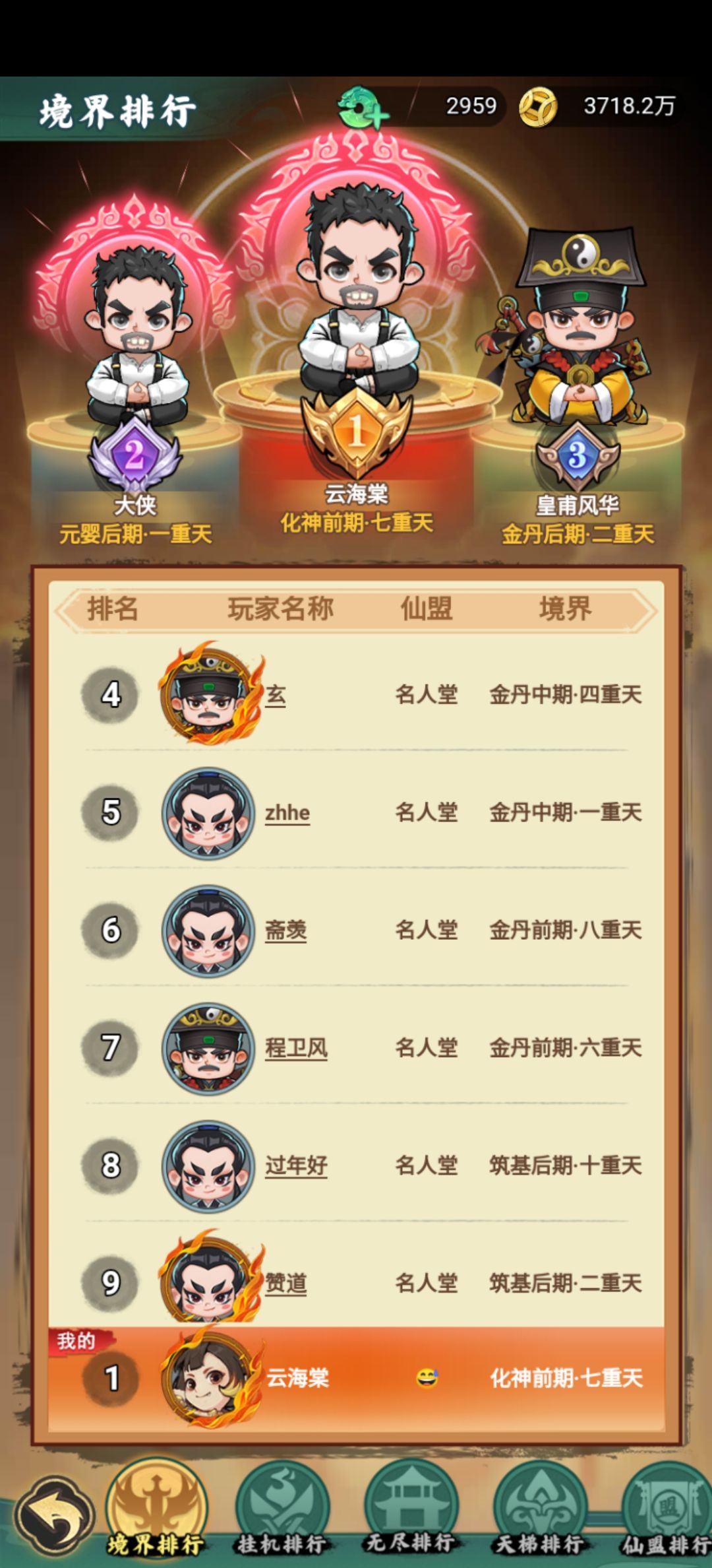 一个人占了一个区 2