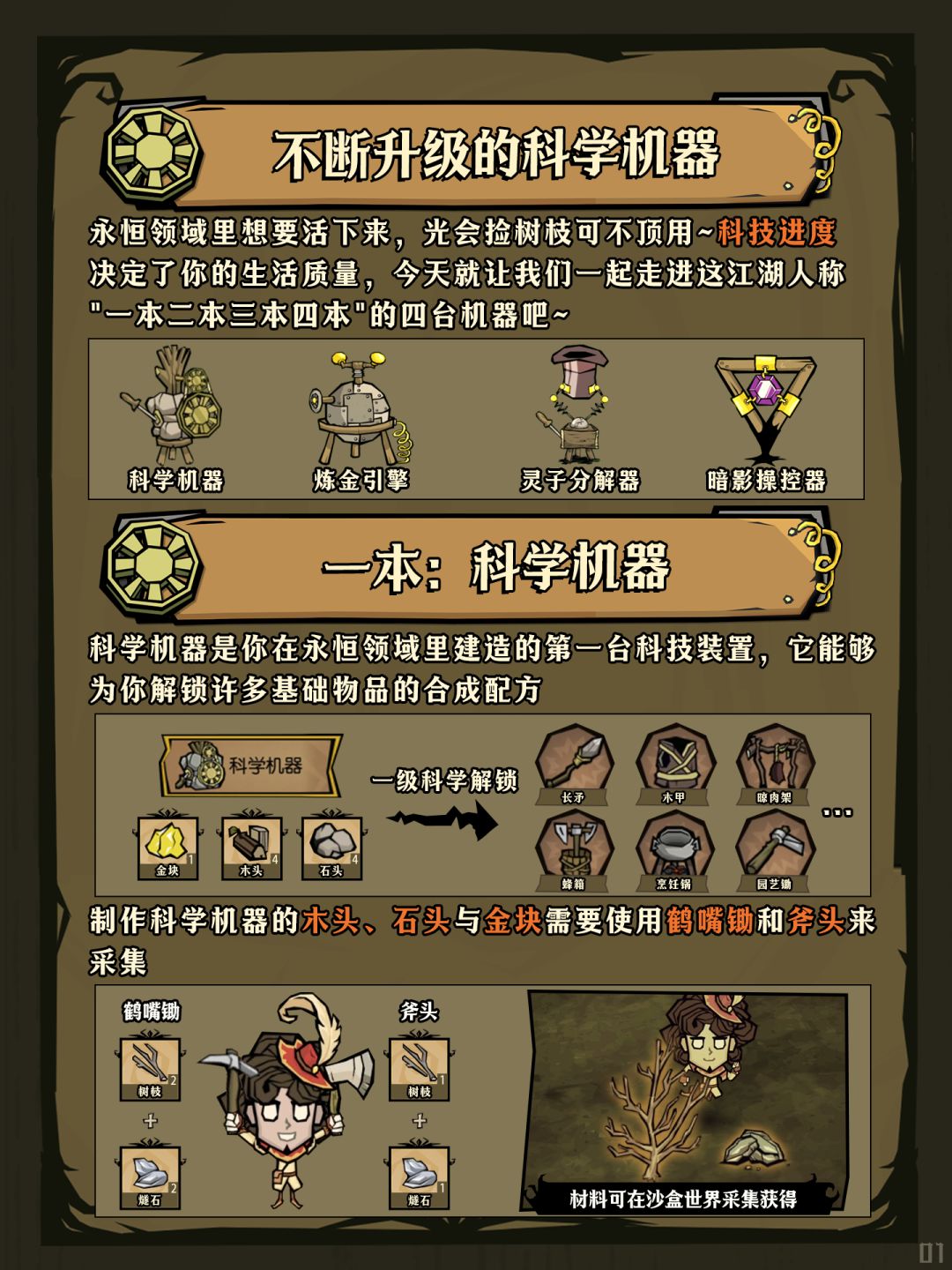 生存备忘录｜饥荒科技手册 2