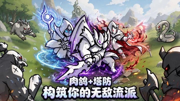 谁懂塔防+肉鸽才是神!畅享割草乐趣!每一局都充满新惊喜!截图