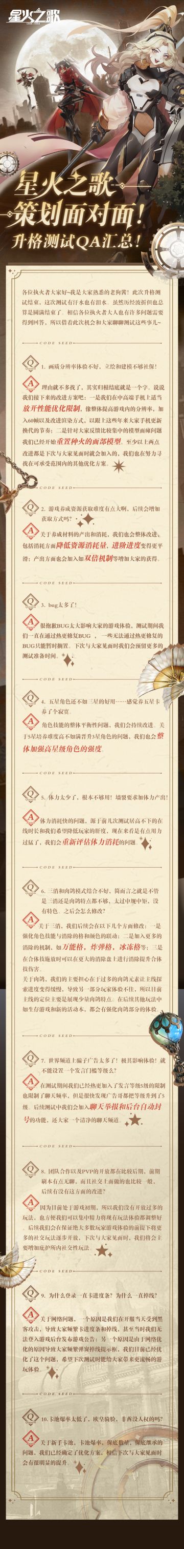 策划面对面 | 升格测试QA汇总公布！你想知道的都在这里！