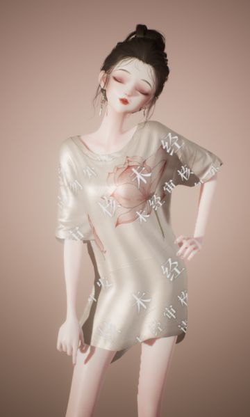 同一张贴纸不同的衣服