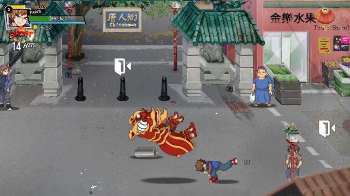 阿雷居然徒手把舞狮扔出去了截图