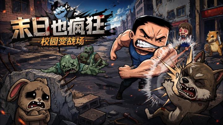 涂鸦风丧尸题材+自走棋肉鸽玩法!随心构筑轻松海斗截图