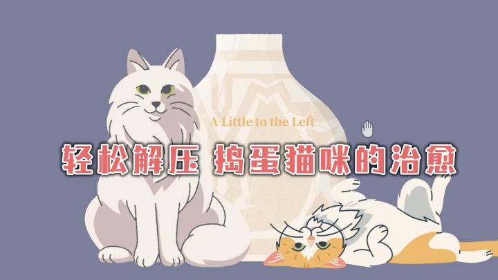 捣蛋猫猫治愈日常；我的强迫症被治好了【A Little to the Left】截图