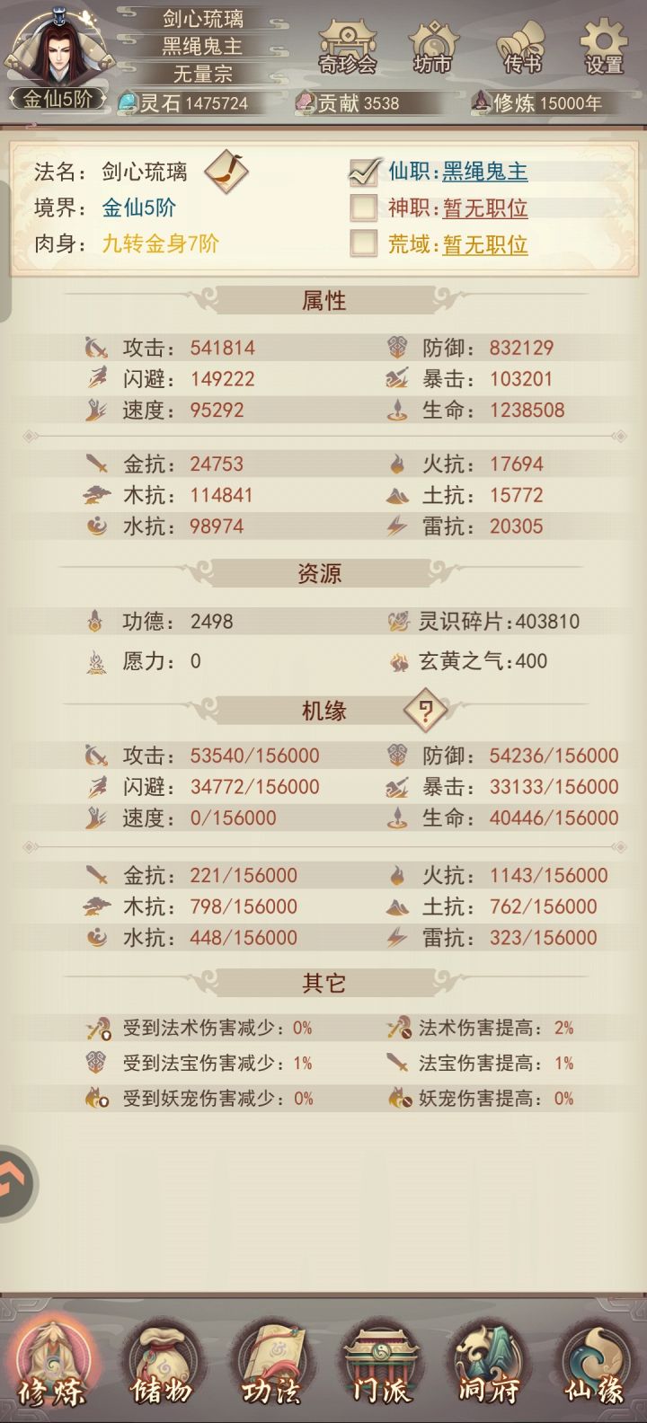 15000年防坐化打卡,又是一个5千年截图
