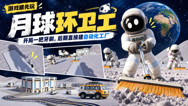《Moon Sweepers》:开局扫月球,后期当厂长截图