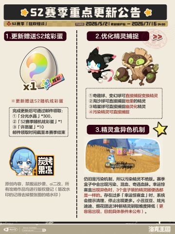 S2这些关键更新！速速转告洛搭子~