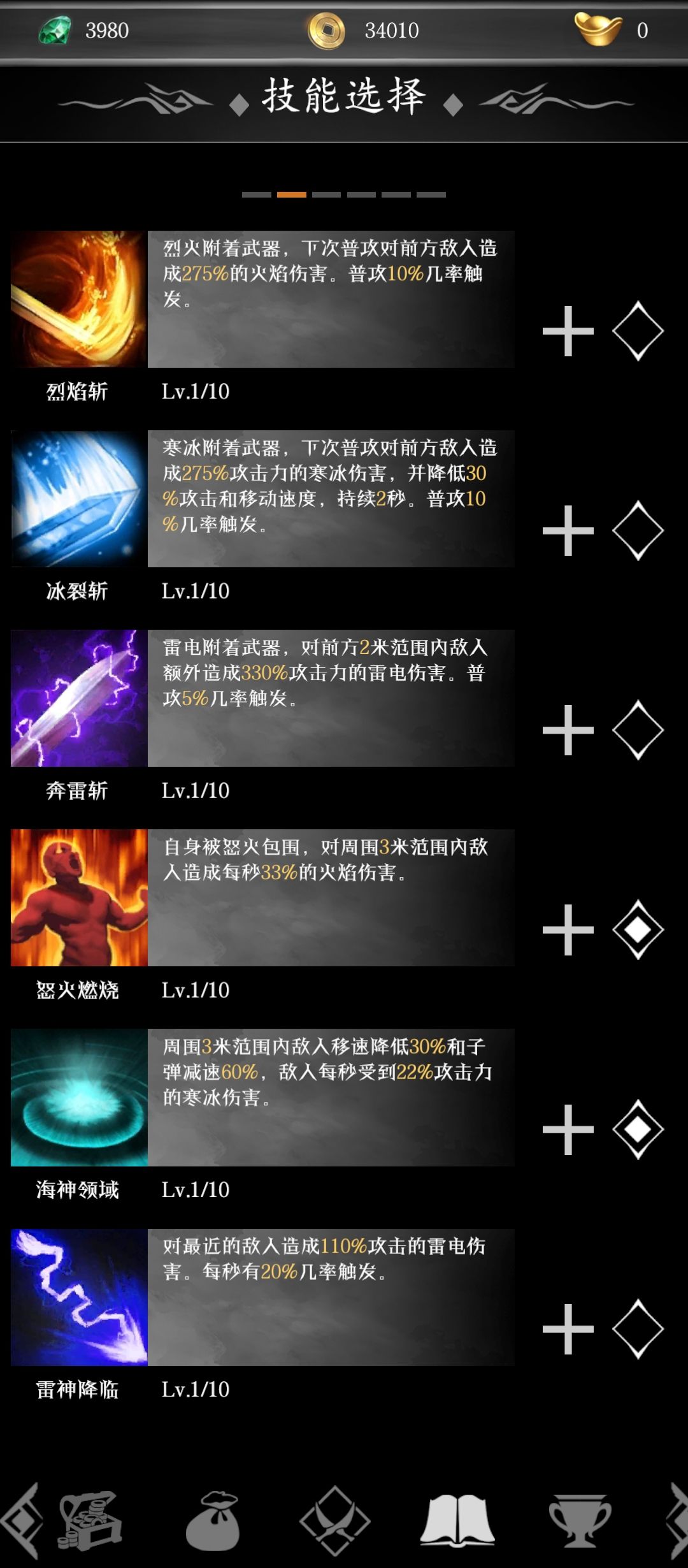 技能以及一点入坑浅见 2