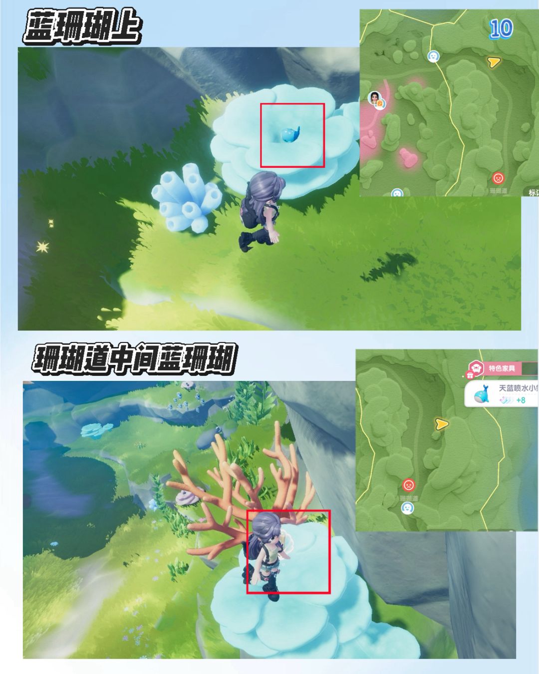 16个小鲸鱼和家具泡泡拍照位置 12