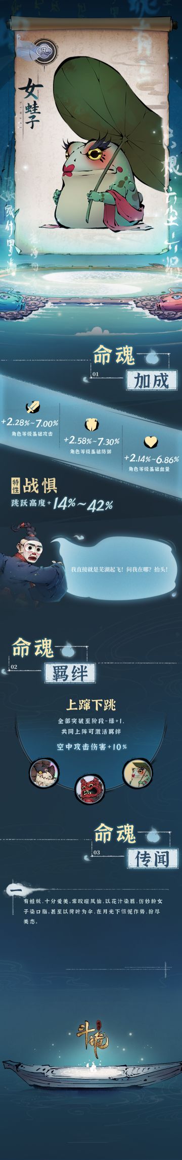 阴阳涡命魂 | 我像只蛙儿，在你的荷塘~🎵 —— 女蛙子