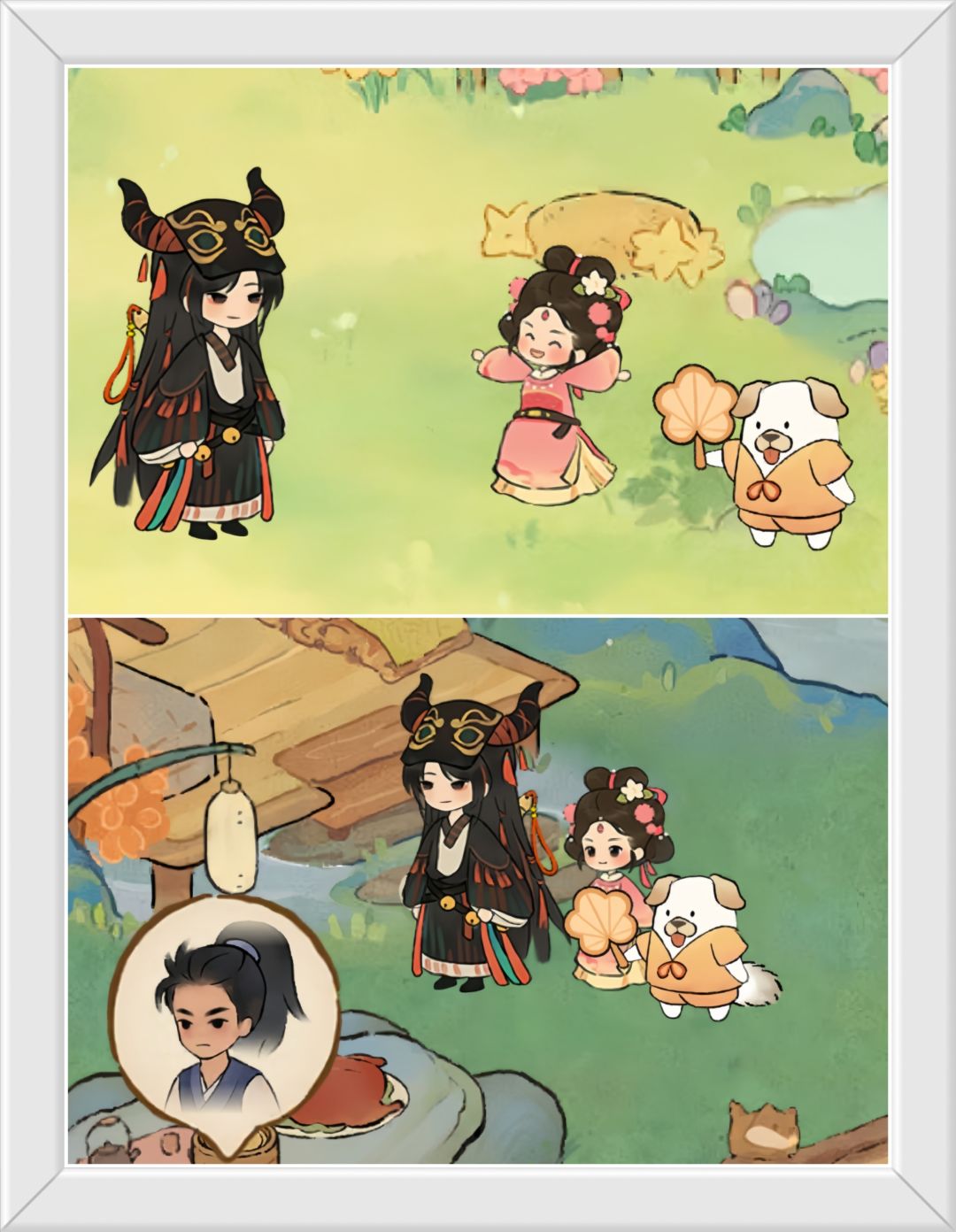 这样给福来装扮!福来不会生气吧? 2