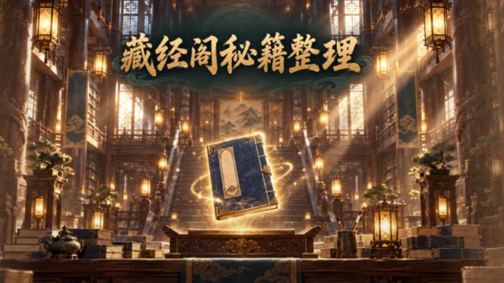 面对散乱一地的功法❗️你会怎么做❓截图