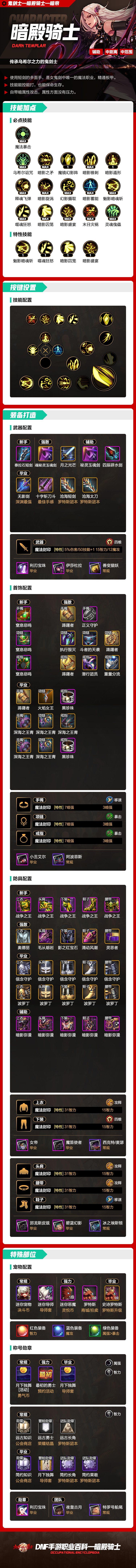 【攻略：女鬼剑】DNF手游女鬼剑职业百科 - 暗帝篇截图