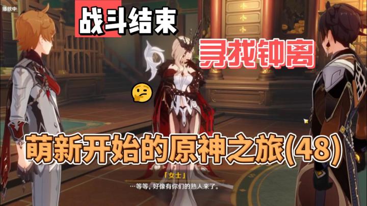 【原神】战斗结束,寻找钟离-从零开始玩原神(48)截图