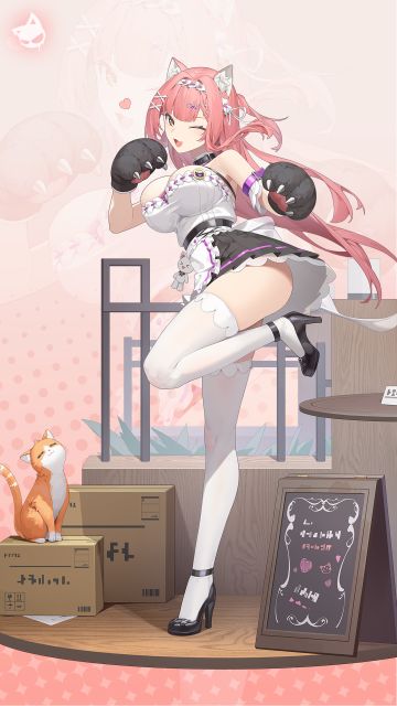 ฅ(´꒳ `ฅ)💕店长店长，小曼回来啦！