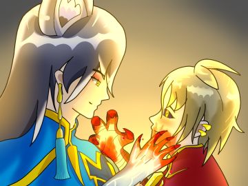 「同人画师」芬里尔和耶梦加得