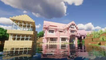 花了两天建成的樱花小别墅