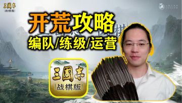 保姆开荒攻略！编队思路/打地练级/资源运营/建筑科技/铜币策书【三国志战棋版】