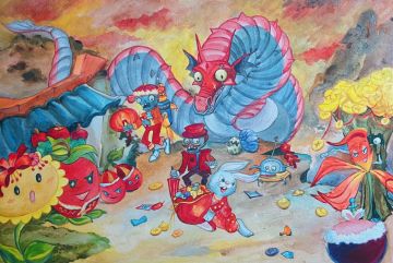 官方QQ群「欢庆玲珑玉兔年」绘画创作活动作品展示