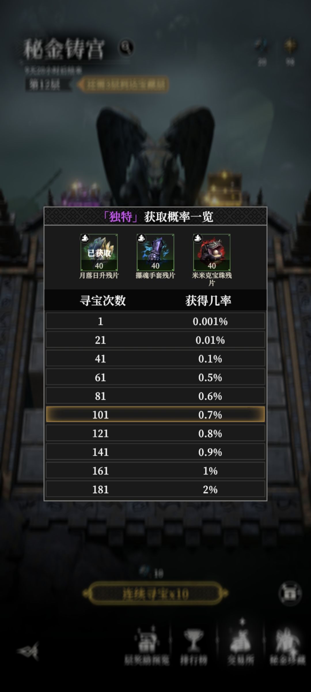 行了,结束了,80个锤子下去 1