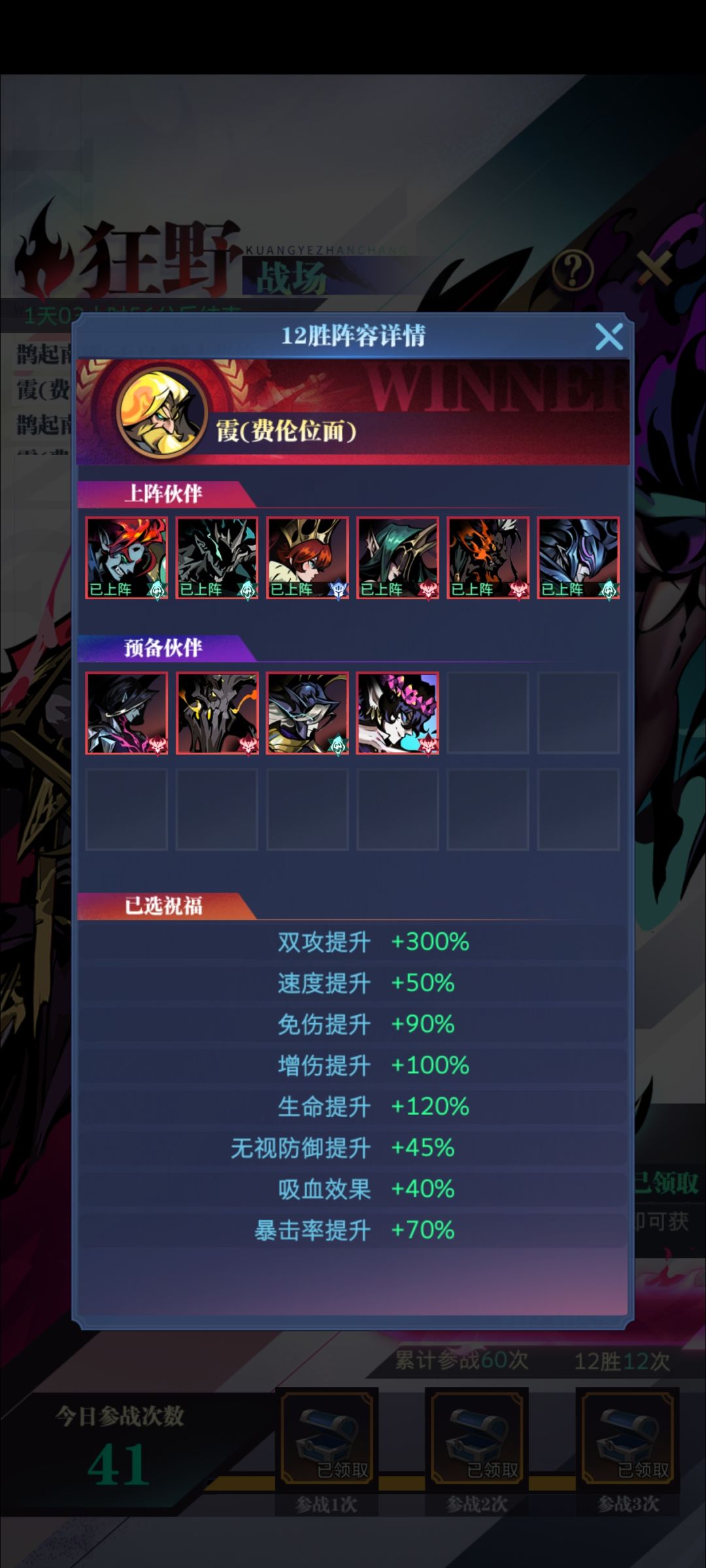 艰难拿到12胜 3